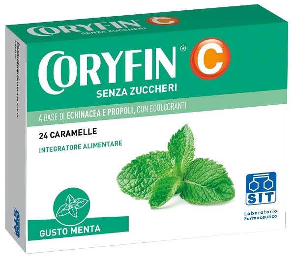 CORYFIN C SENZA ZUCCHERO MENTOLO 48 G - Farmacia Mortise