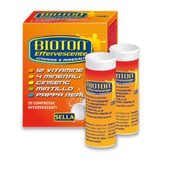 BIOTON EFFERVESCENTE 2 TUBI 10 COMPRESSE - Farmacia Mortise