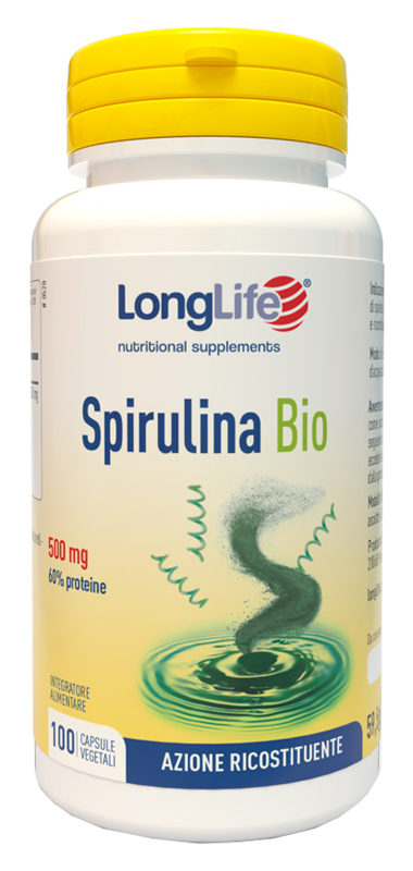LONGLIFE SPIRULINA BIO 500 MG 100 CAPSULE VEGETALI - Farmacia Mortise
