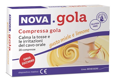 NOVA GOLA LIMONE/MIELE 20 COMPRESSE - Farmacia Mortise