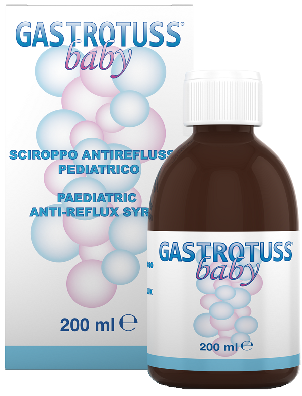 BABY SCIROPPO ANTIREFLUSSO GASTROTUSS 200 ML - Farmacia Mortise