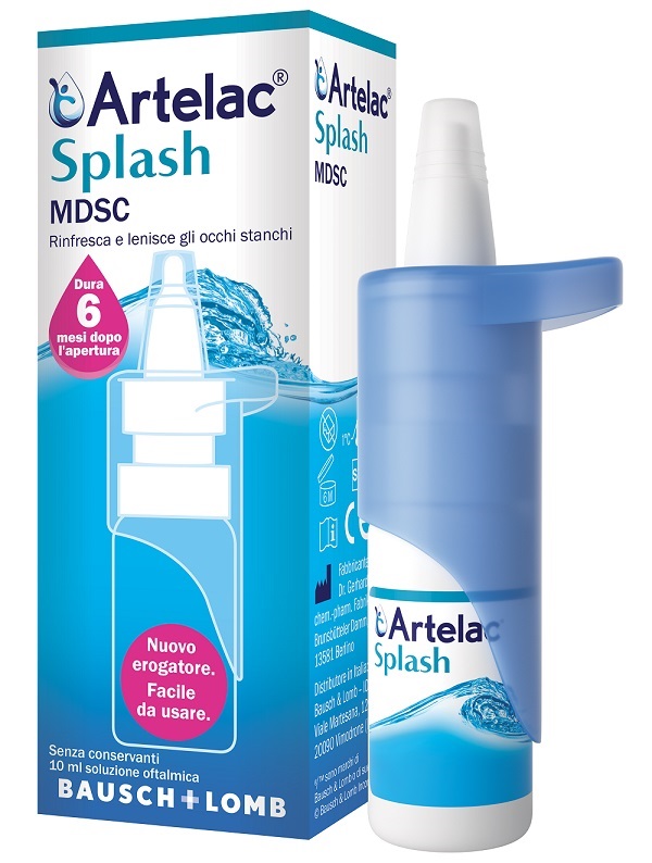 ARTELAC SPLASH GOCCE OCULARI 10 FLACONCINI MONODOSE 0,5 ML - Farmacia Mortise