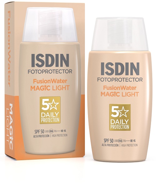 FUSION WATER MAGIC COLOR LIGHT SPF50 50 ML - Farmacia Mortise