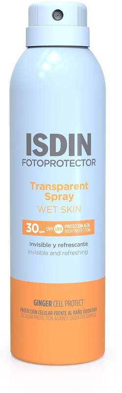 TRANSPARENT SPRAY WET SKIN SPF30 250 ML - Farmacia Mortise