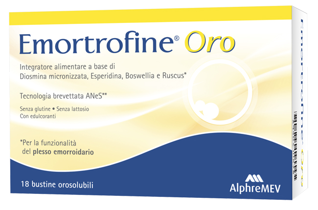 EMORTROFINE ORO 18 BUSTINE DA 3 G - Farmacia Mortise