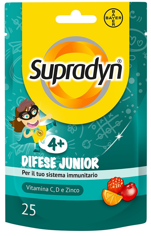 SUPRADYN DIFESE JUNIOR 25 CARAMELLE GOMMOSE - Farmacia Mortise