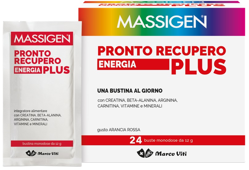 MASSIGEN PRONTO RECUPERO ENERGIA PLUS 24 BUSTINE 12 G - Farmacia Mortise