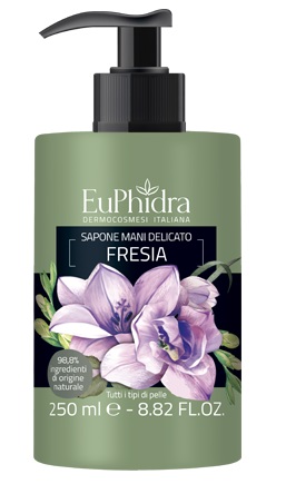 EUPHIDRA SAPONE LIQUIDO MANI FRESIA IN FLACONE CON ETICHETTA DISPENSER - Farmacia Mortise