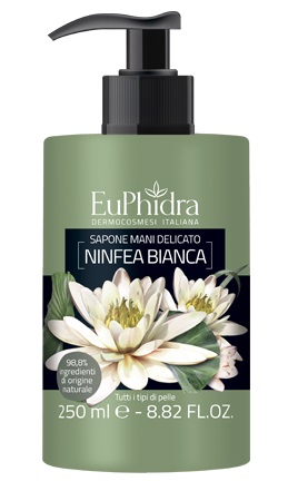 EUPHIDRA SAPONE LIQUIDO MANI NINFEA IN FLACONE CON ETICHETTA DISPENSER - Farmacia Mortise