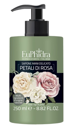 EUPHIDRA SAPONE LIQUIDO MANI ROSA IN FLACONE CON ETICHETTA DISPENSER - Farmacia Mortise