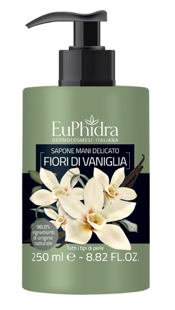 EUPHIDRA SAPONE LIQUIDO MANI VANIGLIA IN FLACONE CON ETICHETTA DISPENSER - Farmacia Mortise