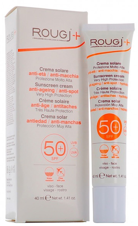 ROUGJ SOLARE SPF 50+ ANTI-MACCHIA ANTI-AGE 40 ML - Farmacia Mortise