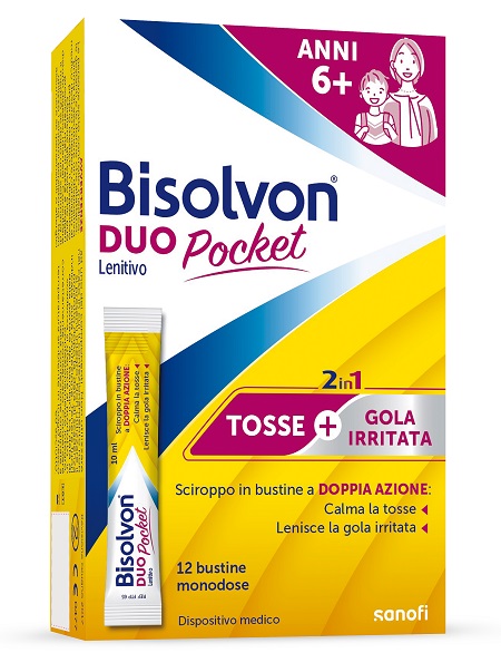 BISOLVON DUO POCKET LENITIVO NEW 12 BUSTINE - Farmacia Mortise