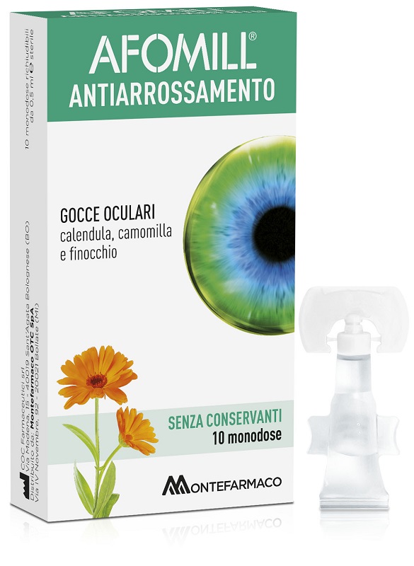 AFOMILL ANTIARROSSAMENTO SENZA CONSERVANTI 10 FIALE DA 0,5 ML - Farmacia Mortise