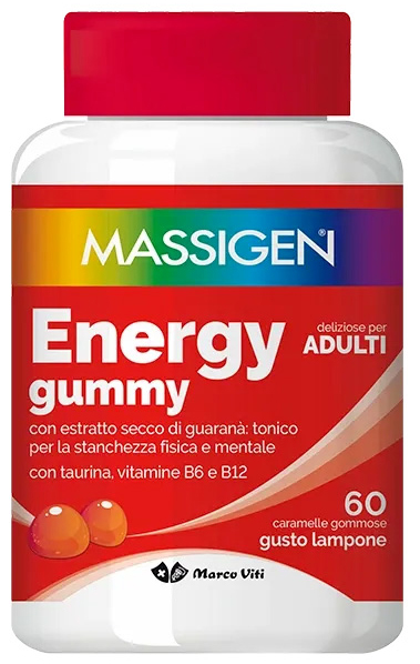 MASSIGEN ENERGY GUMMY 60 CARAMELLE - Farmacia Mortise