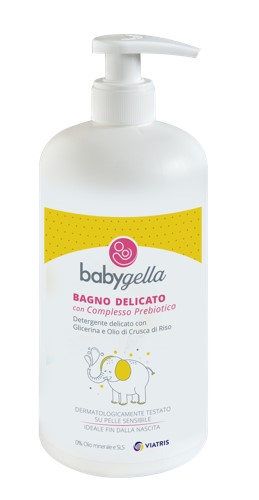 BABYGELLA PREBIOTIC BAGNO DELICATO 500 ML - Farmacia Mortise