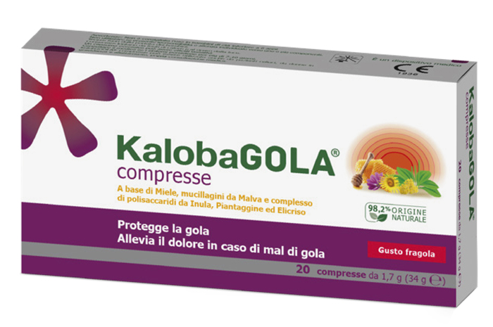 KALOBAGOLA 20 COMPRESSE FRAGOLA - Farmacia Mortise
