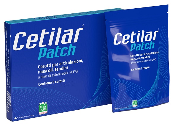 CEROTTO MONOUSO CETILAR PATCH PER ARTICOLAZIONI MUSCOLI E TENDINI 5 PEZZI - Farmacia Mortise