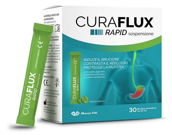 CURAFLUX RAPID SOSPENSIONE ORALE 30 BUSTINE - Farmacia Mortise