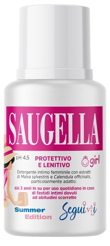 SAUGELLA GIRL PROTETTIVO E LENITIVO DETERGENTE INTIMO 100 ML - Farmacia Mortise