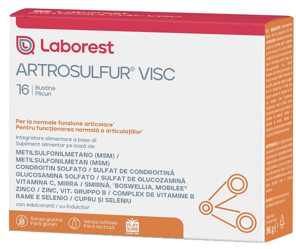 ARTROSULFUR VISC 16 BUSTINE DA 6 G - Farmacia Mortise