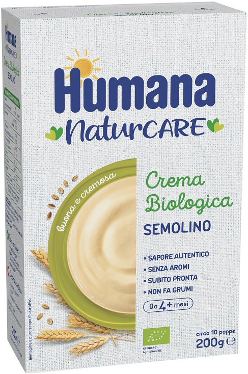 HUMANA CREMA BIOLOGICA SEMOLINO 200 G - Farmacia Mortise