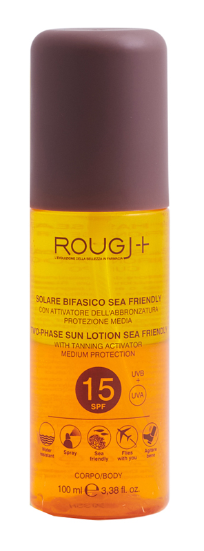ROUGJ SUNTECH SPF15 BIFASICO INTENSIFICATORE ABBRONZATURA 100 ML - Farmacia Mortise