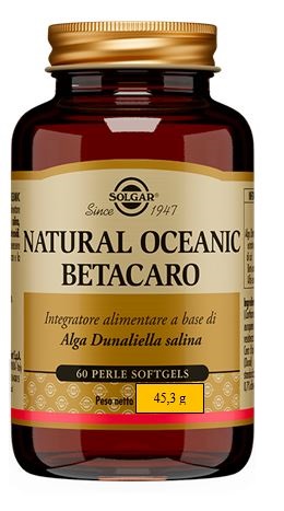 NATURAL OCEANIC BETACARO 60 PERLE - Farmacia Mortise