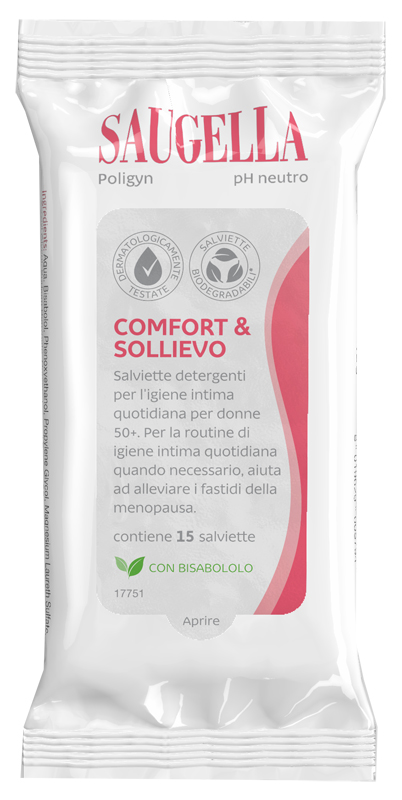SAUGELLA POLIGYN SALVIETTINE 15 PEZZI - Farmacia Mortise