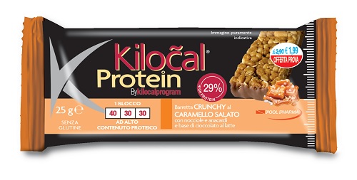 KILOCAL PROTEIN BARRETTA CIOCCOLATO LATTE CARAMELLO SALATO 25 G - Farmacia Mortise