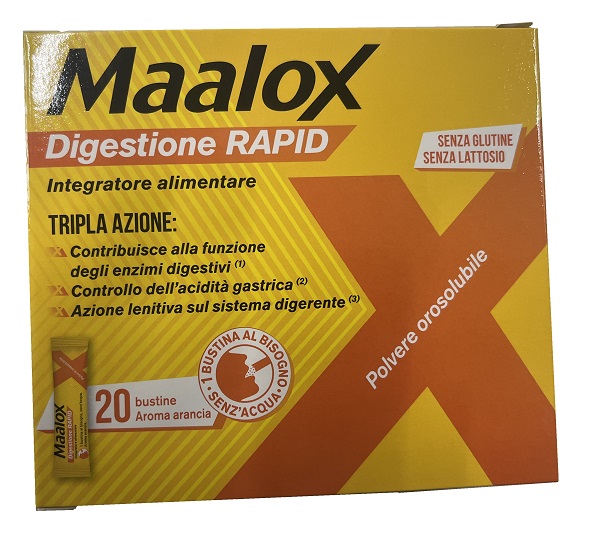 MAALOX DIGESTIONE RAPID 20 BUSTINE DA 2 G - Farmacia Mortise