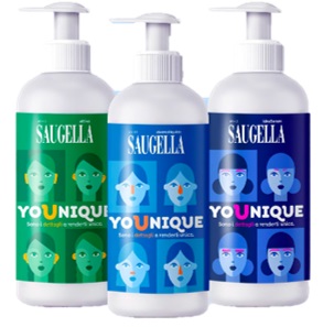 SAUGELLA YOUNIQUE BUNDLE 1 DERMOLIQUIDO 200 ML + 1 ATTIVA 200 ML + 1 IDRASERUM 200 ML - Farmacia Mortise