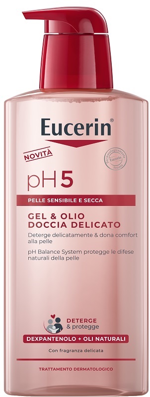 EUCERIN GEL & OLIO DOCCIA DELICATO 400 ML - Farmacia Mortise