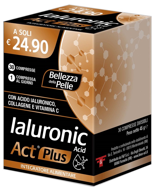 IALURONIC ACID ACT PLUS 30 COMPRESSE DIVISIBILI - Farmacia Mortise
