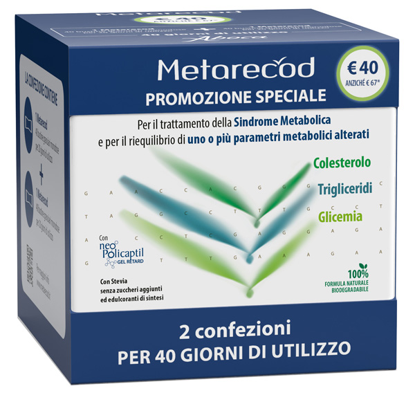 METARECOD 40 BUSTINE GRANULARI DA 2,5 G 2 PEZZI - Farmacia Mortise