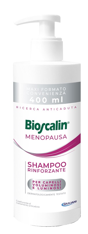 BIOSCALIN MENOPAUSA SHAMPOO RINFORZANTE 400 ML - Farmacia Mortise