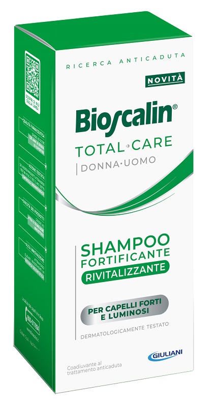 BIOSCALIN TOTAL CARE SHAMPOO FORTIFICANTE RIVITALIZZANTE 200 ML - Farmacia Mortise