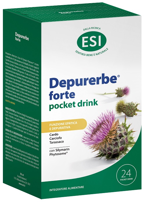 ESI DEPURERBE FORTE POCKET DRINK 24 PEZZI 20 ML - Farmacia Mortise