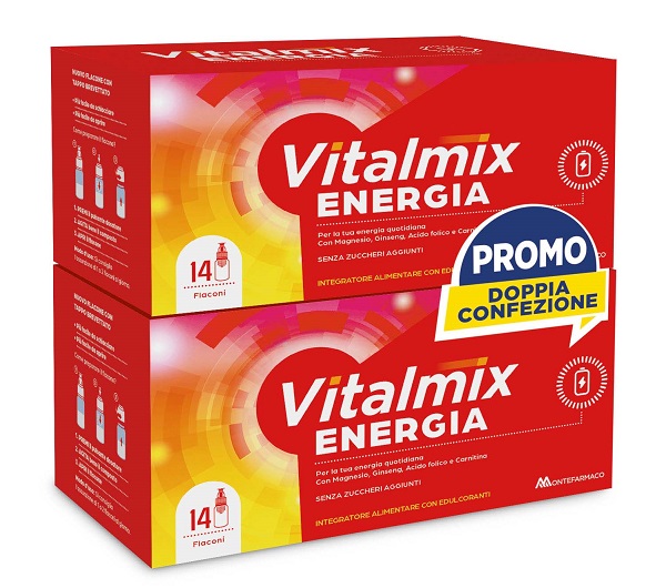 VITALMIX ENERGIA 14 FLACONCINI BIPACK - Farmacia Mortise