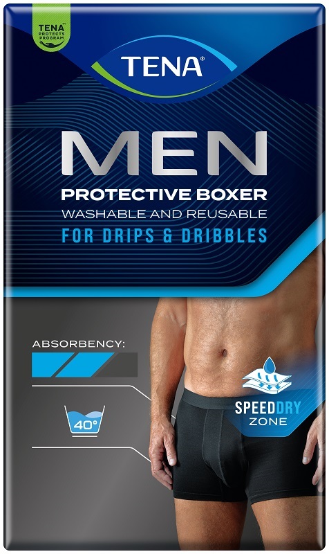 TENA MEN PROTECTIVE BOXER ASSORBENTE LAVABILE MEDIUM 1 PEZZO - Farmacia Mortise
