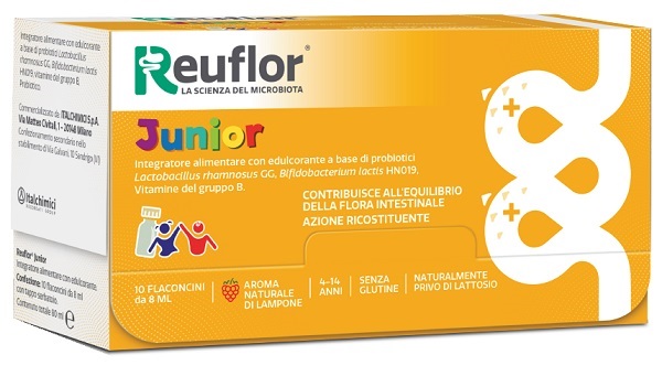 REUFLOR JUNIOR 10 FLACONCINI 8 ML - Farmacia Mortise