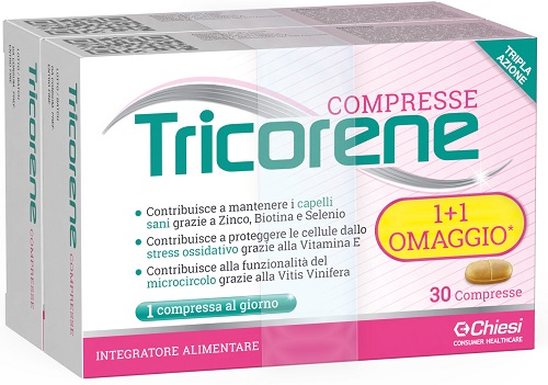 TRICORENE 30 COMPRESSE BIPACCO IT - Farmacia Mortise