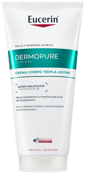 EUCERIN DERMOPURE CLINICAL CREMA CORPO TRIPLA AZIONE 200 ML - Farmacia Mortise
