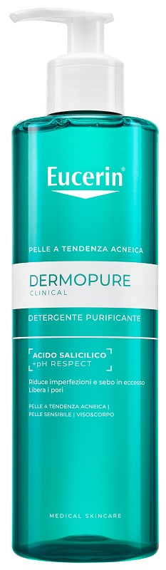 EUCERIN DERMOPURE CLINICAL DETERGENTE PURIFICANTE 400 ML - Farmacia Mortise