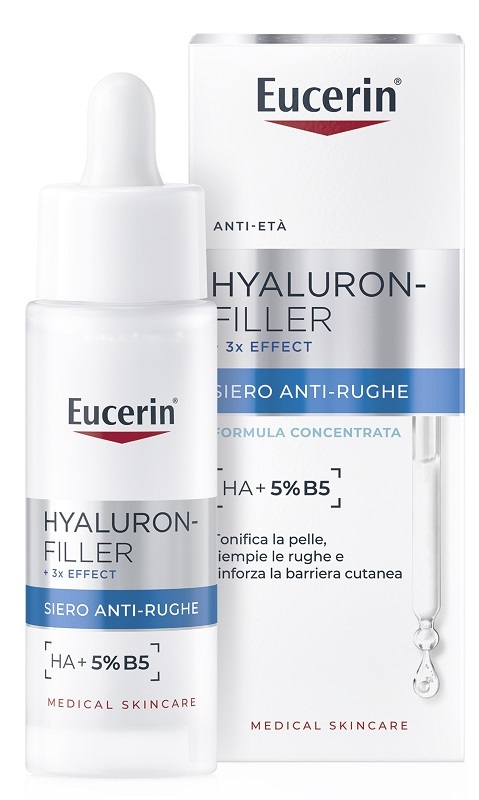 EUCERIN HYALURON-FILLER + 3X EFFECT SIERO ANTI-RUGHE 30 ML - Farmacia Mortise