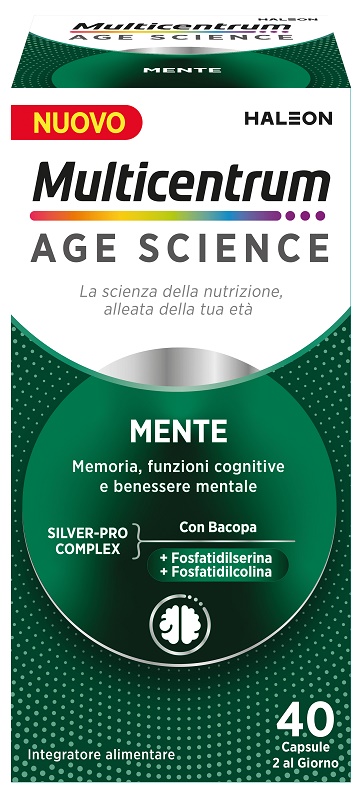 MULTICENTRUM AGE SCIENCE MENTE 40 CAPSULE - Farmacia Mortise