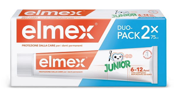 ELMEX JUNIOR DENTIFRICIO 75 ML DUOPACK - Farmacia Mortise