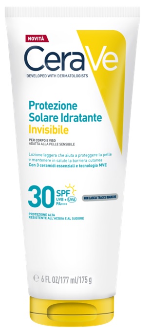 CERAVE PROTEZIONE SOLARE IDRATANTE INVISIBILE SPF30 177 ML - Farmacia Mortise