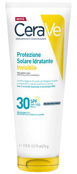 CERAVE PROTEZIONE SOLARE IDRATANTE INVISIBILE SPF30 75 ML - Farmacia Mortise