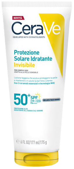 CERAVE PROTEZIONE SOLARE IDRATANTE INVISIBILE SPF50+ 177 ML - Farmacia Mortise